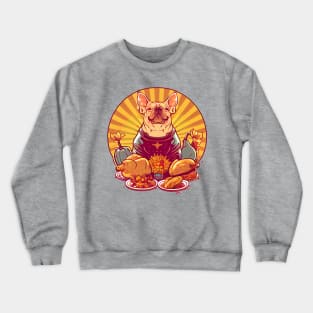 Why French Bulldogs Love Thanksgiving Crewneck Sweatshirt